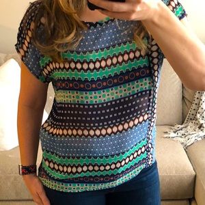 Cute sheer top Medium Nordstrom